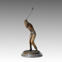 Спортивная статуя Golf Man Бронзовая скульптура, Milo TPE-223